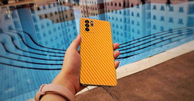 BugguSkin Oppo Reno6 Z Mobile Skin(Ulltra Super Cfor_Golden Skin With High Matte Finish., Mobile Skin (Back+Side+Camera)) BugguSkin Oppo Reno6 Z Mobile Skin(Ulltra Super Cfor_Golden Skin With High Matte Finish., Mobile Skin (Back+Side+Camera))