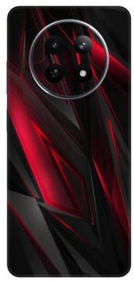 Vcare GadGets Realme 12X (5G) Mobile Skin(Red & Black)