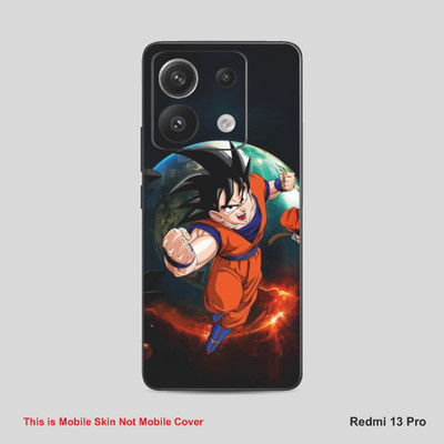 VYBE The Smart Choice Redmi 13 Goku Mobile Skin Mobile Skin(Dark Jungle Green A18)