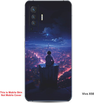 VYBE The Smart Choice Vivo X50 Naturel Mobile Skin(Cobalt 8)