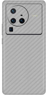 Vcare GadGets X80 Pro 5G Mobile Skin(Fiber Carbon Silver)