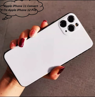 Jagsun Apple iPhone 11 Convert To iPhone 12 Pro Converter Sheet Mobile Skin(White)