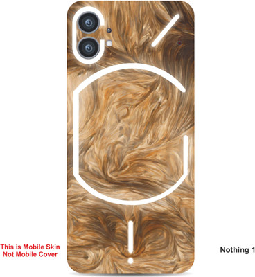 VYBE The Smart Choice Nothing 1 Abstract Embossed Mobile Skin(Dark Pastel Red 1)