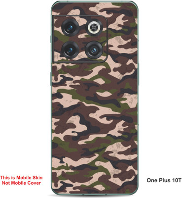 VYBE The Smart Choice One Plus 10T Camouflage Embossed Mobile Skin(Judge Grey A10)