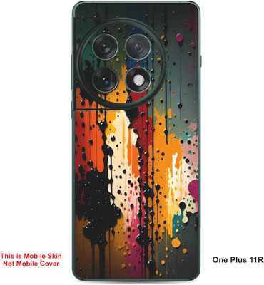 VYBE The Smart Choice One Plus 11R Pattern Embossed Mobile Skin(Tiger Eye A12)