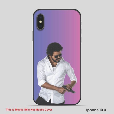 VYBE The Smart Choice iPhone 10X Vijay Thalapathy Mobile Skin(Soft Purple 1)