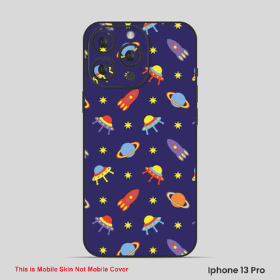 VYBE The Smart Choice iPhone 13 Pro Universal Mobile Skin(Denim Blue Multi 7)