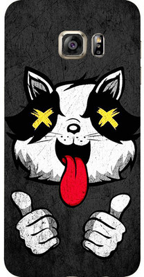 AsSkin Samsung Galaxy S6 Edge Plus, samsung s6 edge plus, Samsung Mobile Skin(Ultra Super Crazy Cat With High Matte Finish.)