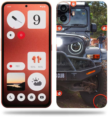 WeCre8 Skin's WeCre8 Skin's Nothing_CMF_Phone_1 Mobile Skin(Half Thar)
