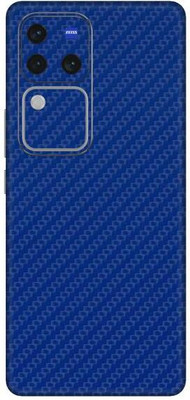 Vcare GadGets Fiber Carbon Blue V30 Pro 5G Mobile Skin(Fiber Carbon Blue)