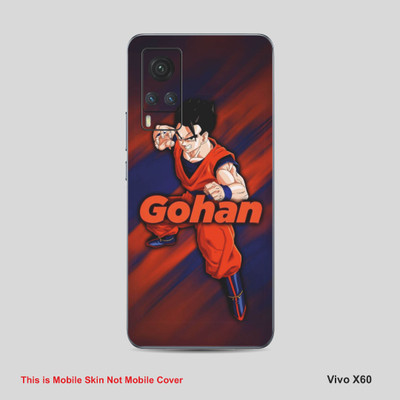 VYBE The Smart Choice Vivo X60 Gohan Mobile Skin Mobile Skin(Red Orange A5)
