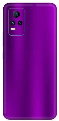 Vcare GadGets Vivo Y21e 5 G Mobile Skin(Metallic Purple Shining)