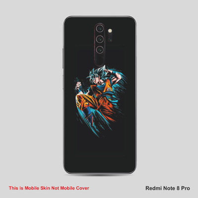 VYBE The Smart Choice Redmi Note 8 Pro Goku Mobile Skin Mobile Skin(Picton Blue A26)