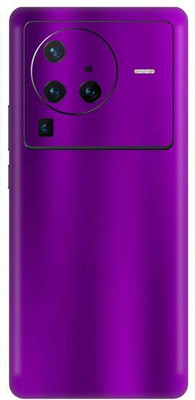 Vcare GadGets X80 Pro 5G Metallic Purple Shining Back Side Premium Mobile Skin(Metallic Purple Shining)