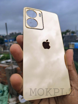 REJKLP REALME P3 5G GOLDEN MIRROR BACK PANNEL Mobile Skin(GOLDEN)