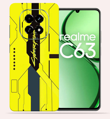 OggyBaba Realme C63 5g Mobile Skin(Cyberpunkh Yellow)