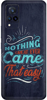 SKINADDA Vivo V21 5G Premium Vinyl Mobile Skin(Multicolor)