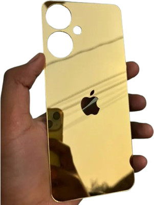 GENTECK OPPO A59 5G GOLD Glass Finish Back Panel Skin with Star Logo Mobile Skin(Gold)