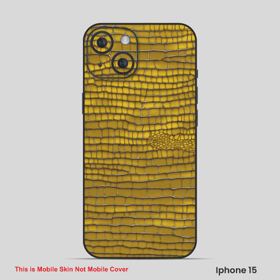 VYBE The Smart Choice iPhone 15 Pattern Mobile Skin(Old Gold 10)