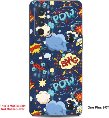 VYBE The Smart Choice One Plus 9RT Pow Embossed Mobile Skin(Glacier Blue 22)