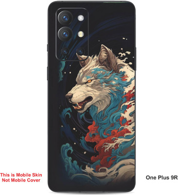 VYBE The Smart Choice One Plus 9R Wolf Embossed Mobile Skin(Sandrift 27)
