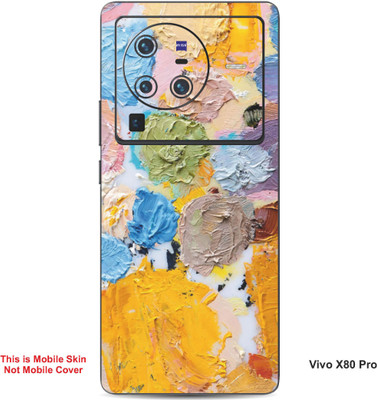 VYBE The Smart Choice Vivo X80 Pro Art Embossed Mobile Skin(Soapstone 15)
