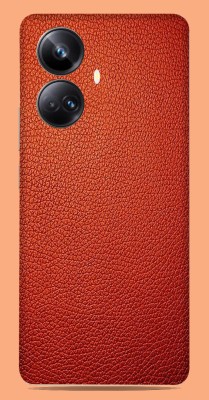 SkinoMania Realme 10 pro + 5g Mobile Skin(Red-Leather)