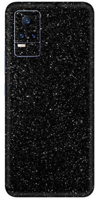 Vcare GadGets Vivo Y21e 5 G Mobile Skin(Glitter Black)