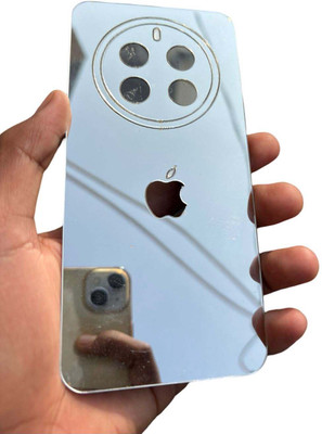 TWUAOP REALME 12 PLUS 5G MOBILE SKIN MIRROR BACK PANNEL ACRYLIC SHEET Mobile Skin(Silver)