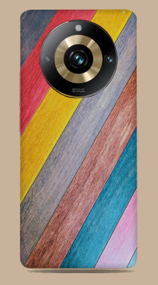 SkinoMania Realme 11 Pro Plus 5G Mobile Skin(Colored-Texture Multicolor Mobile Skin)