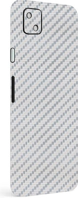 BUGGU Google Pixel 4a Mobile Skin(Ultra Super Silver Carbon Fiber Skin With High Matte Finish.)