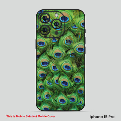 VYBE The Smart Choice iPhone 15 Pro Naturel Mobile Skin(Android Green 11)