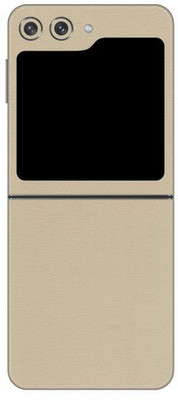Vcare GadGets Samsung Galaxy Z Flip5 5G Mobile Skin(Cream)