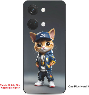 VYBE The Smart Choice One Plus Nord 3 Super Cat Embossed Mobile Skin(Gravel 31)