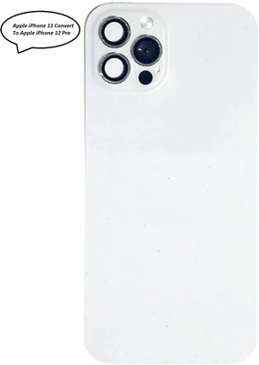 Jagsun Apple iPhone 11 Convert To Apple iPhone 12 Pro Mobile Skin(White)