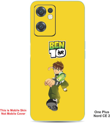 VYBE The Smart Choice One Plus Nord CE 2 Ben 10 Embossed Mobile Skin(Golden Yellow 33)