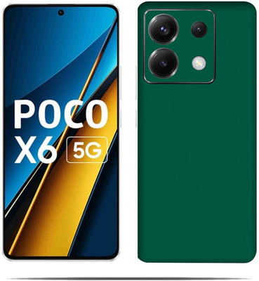 LAMHA Poco X6 5G.. Mobile Skin(Ultra Super Green Skin With HiighQuality Matte Finish.)