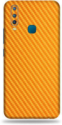 TJ CREATION Vivo U10, vivo u10 Mobile Skin(Ultra Super Golden Carbon Fiber Skin With High Matte Finish., Mobile Skin (Back+Side+Camera))