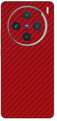 Vcare GadGets X100 5G Mobile Skin(Fiber Carbon Red)