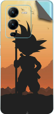 TJ CREATION Vivo V25 pro 5g Mobile Skin(Ultra Super Goku Sunset Skin With High Matte Finish.)