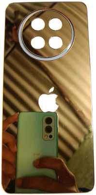 TWUAOP REALME 13 PRO PLUS 5G MOBILE SKIN ACRYLIC SHEET MIRROR BACK PANNEL APPLE Mobile Skin(Gold)
