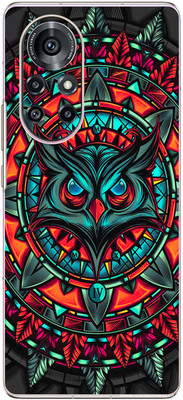 FCS Huawei nova 8 5G Printed Back skin Mobile Skin(Owls)