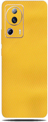 BugguSkin REDMI 13 LITE, Yellow Carbon Fibre, xiaomi 13 lite Mobile Skin(Ultra Super Yellow Carbon Fibre Skin With High Matte Finish.Boom)