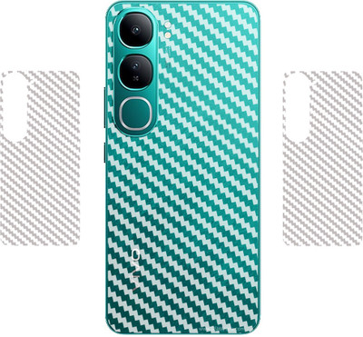 SHIVATRIX vivo Y300 5G, 3D CARBON FIBER ULTRA THIN BACK LAMINATION, (PACK OF 2) Mobile Skin(Transparent)