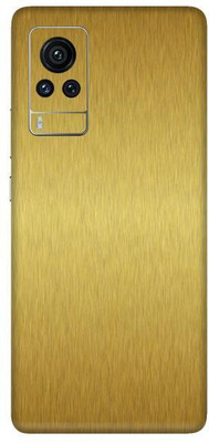 Vcare GadGets Vivo X60 Pro Mobile Skin(Brushed Gold)