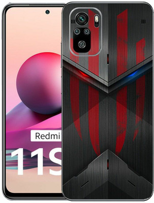 FCS Redmi Note 11SE Printed Back skin Mobile Skin(Red Magic Texture Skin)