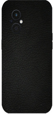 TJ CREATION OPPO F21 PRO 5G Mobile Skin(Ultra Super Black Leather Skin With High Matte Finish.)
