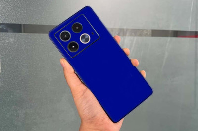 BUGGU Infinix Note 40 Pro 5G Mobile Skin(Ulltra Super Blue Matte Skin With High Matte Finish., Mobile Skin (Back+Side+Camera))