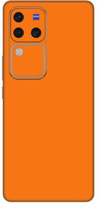 Vcare GadGets Orange Glossy V30 Pro 5G Mobile Skin(Orange Glossy)