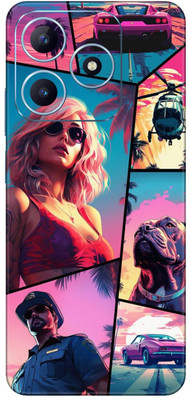 wrap craft REALME NOTE 50 Premium Vinyl Mobile Skin(Multicolor)